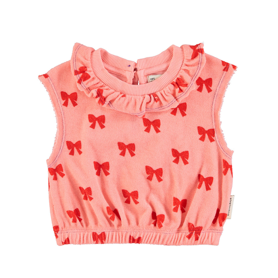 Piupiuchick Pink Collar Top