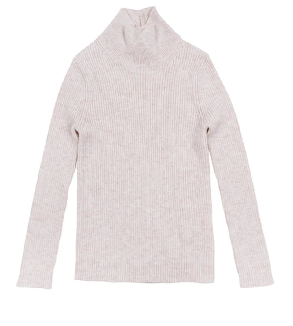 Motu Dean Ivory Basic Turtleneck