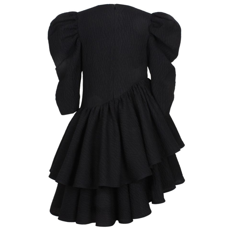 Jessie & James Black Texture Little Madame Dress