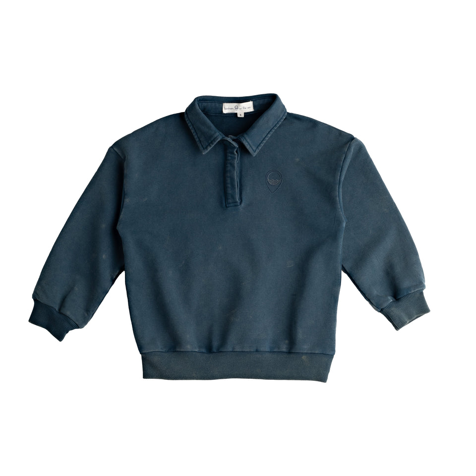 Birnham on the Sea Ocean Teal Boys Polo