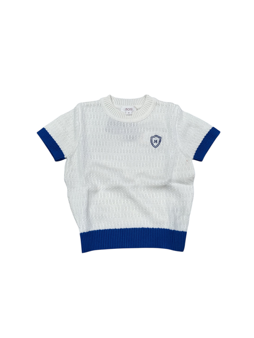 Motu White Dane Sweater