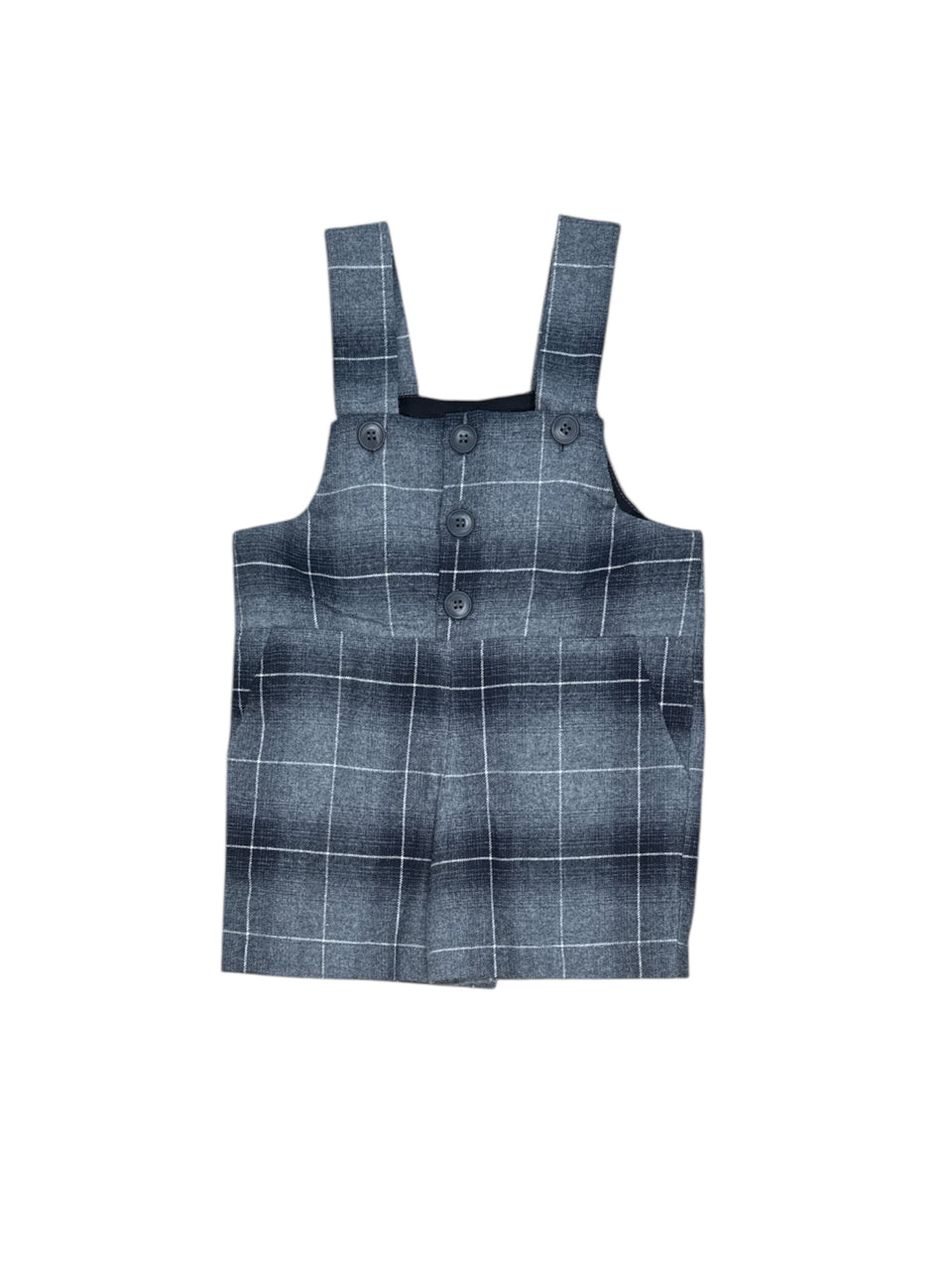 Pernille Antoine Grey/Black Plaid Overall