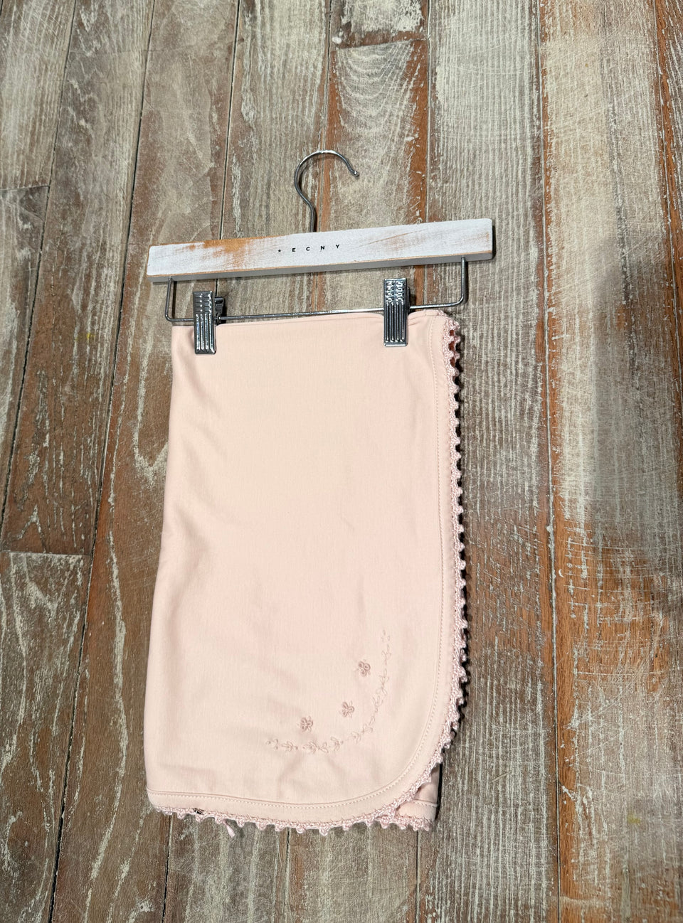 Wild Wawa Pink Blanket w/ Crochet Trim
