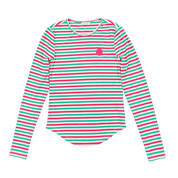 Luna Mae Watermelon Stripe Ella Tee
