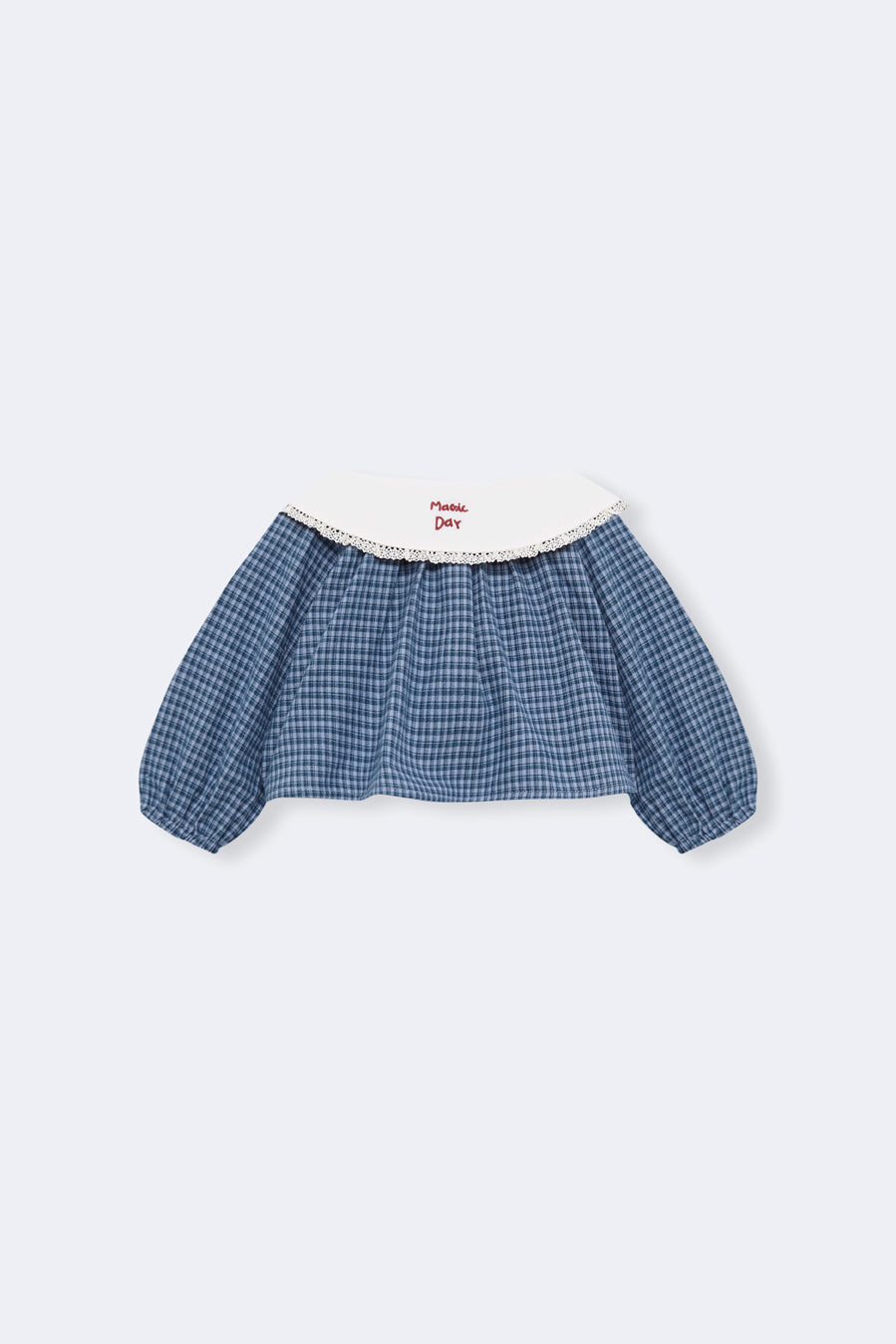 Birinit Indigo Gingham Girls Baby Set