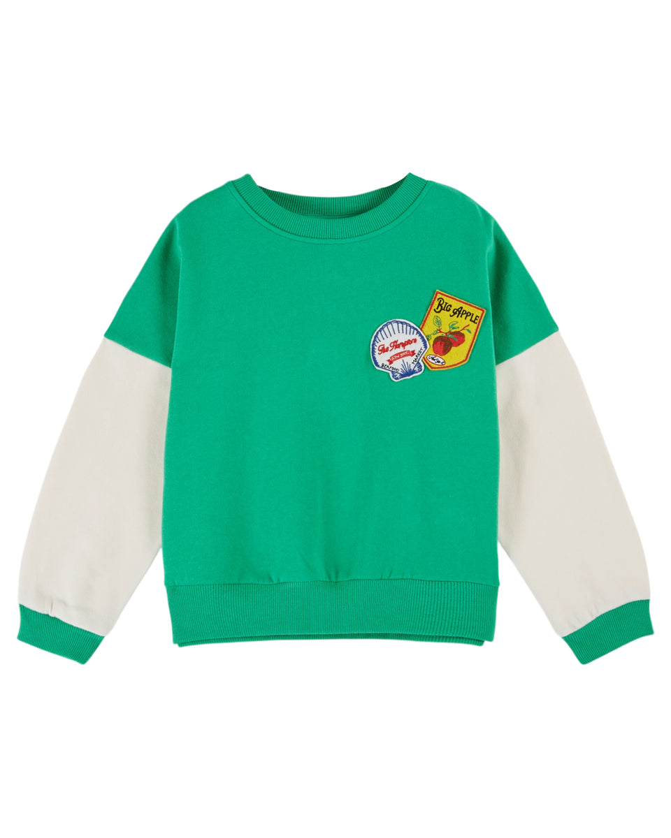 Emile & Ida Wasabi Badges Crewneck