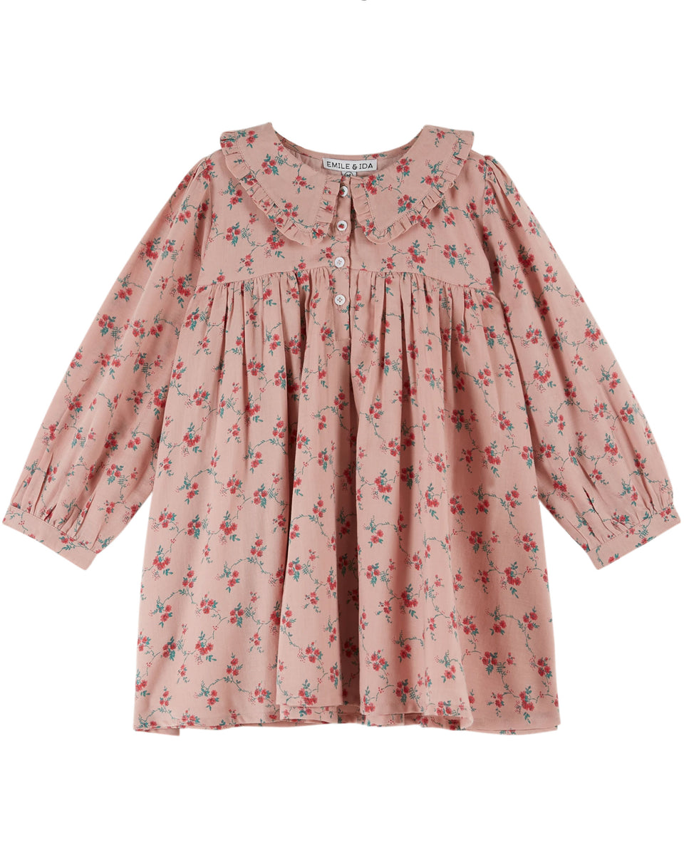 Emile & Ida Aster High Waisted Collar Dress