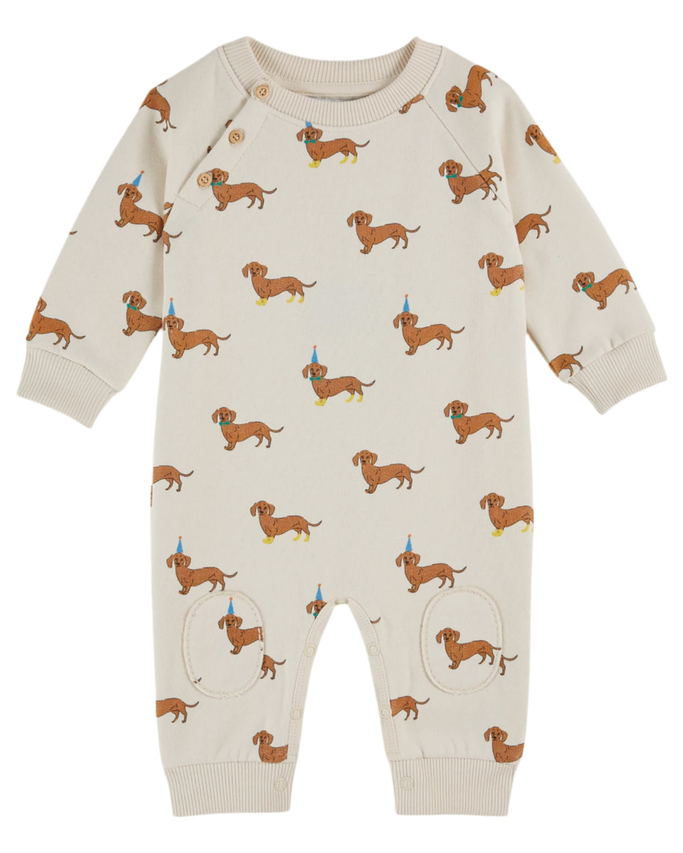 Emile & Ida Dog Allover Jumpsuit