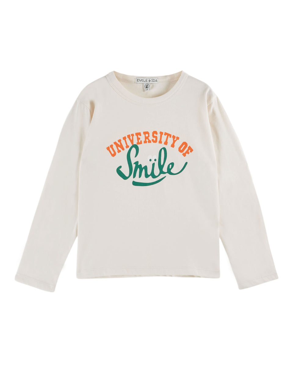 Emile & Ida Creme Smile Tee