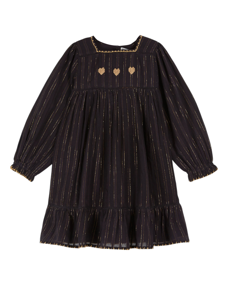 Emile & Ida Marine Lurex Dress