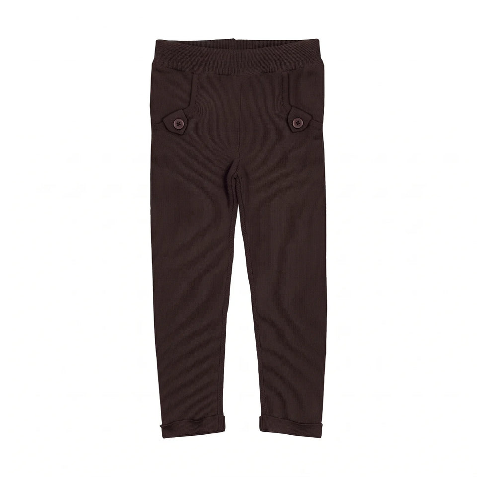 Sweet Threads Brown Milo Knit Pants