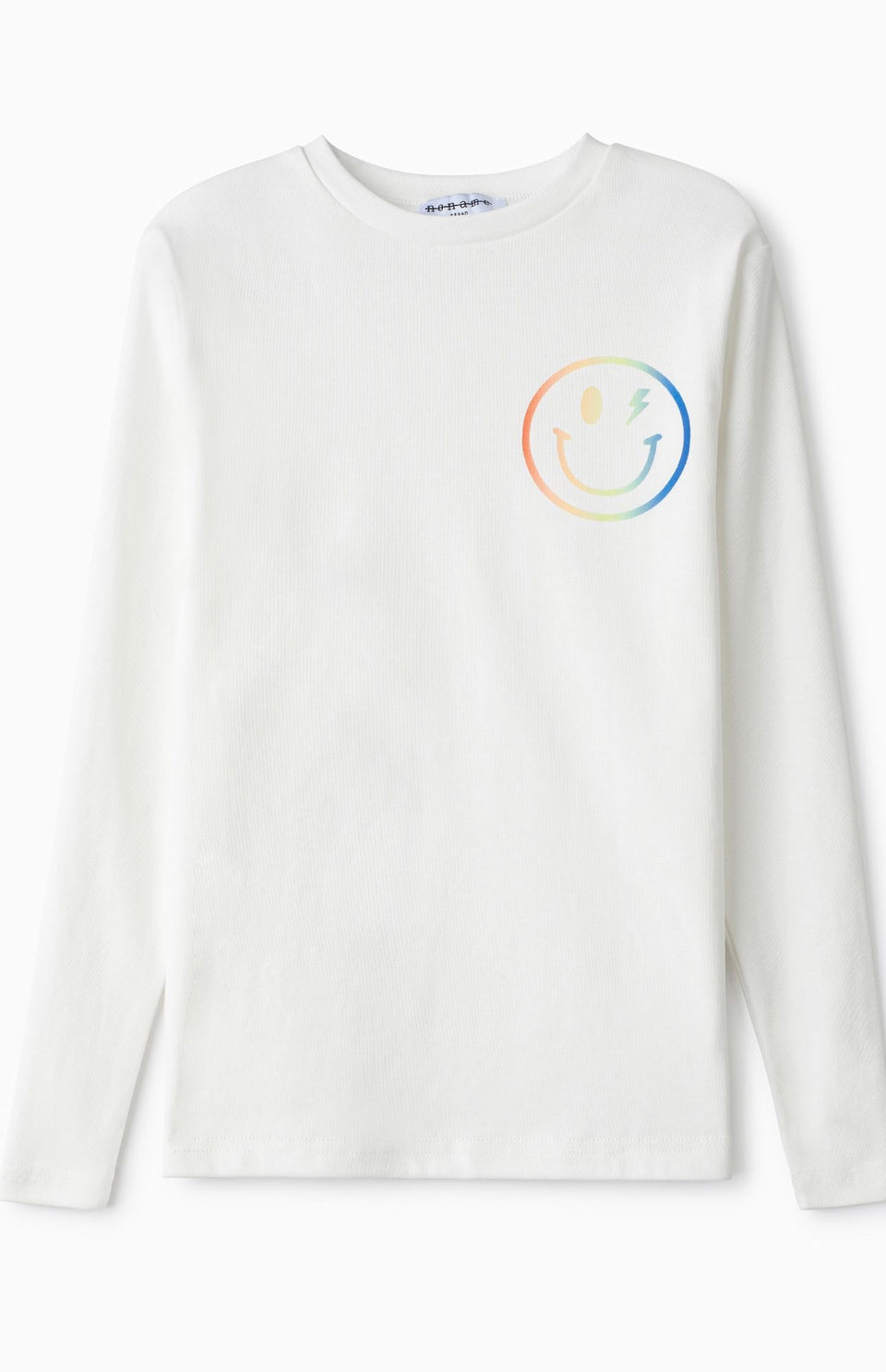 Noname White Smiley Face Tee