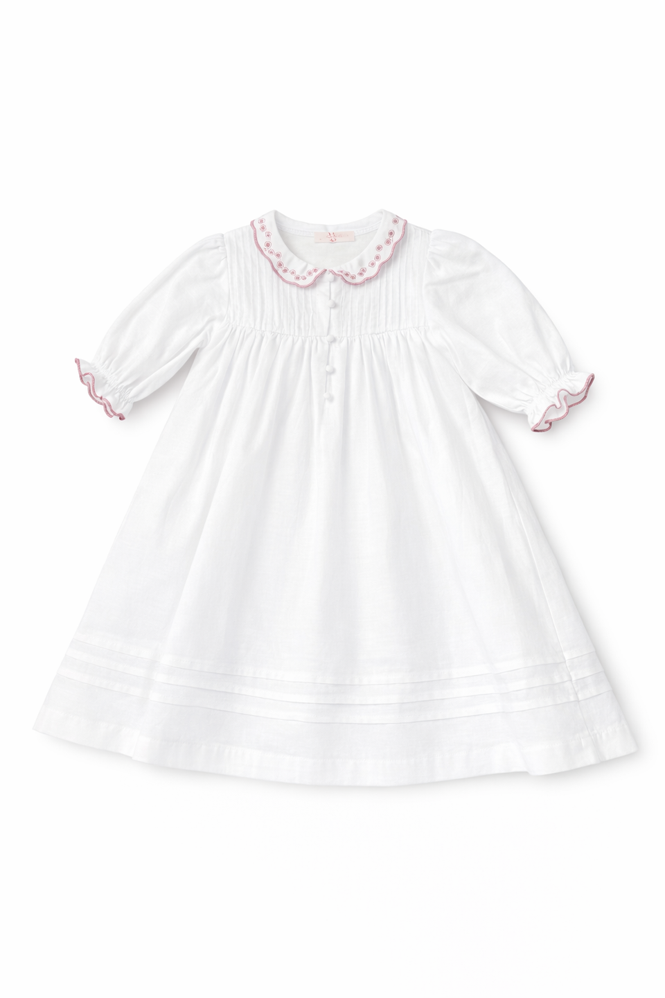 Calla Lili White/Dusty S/S Dress