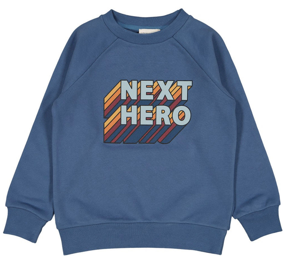 Louis Louise Navy 'Next Hero' Sweater