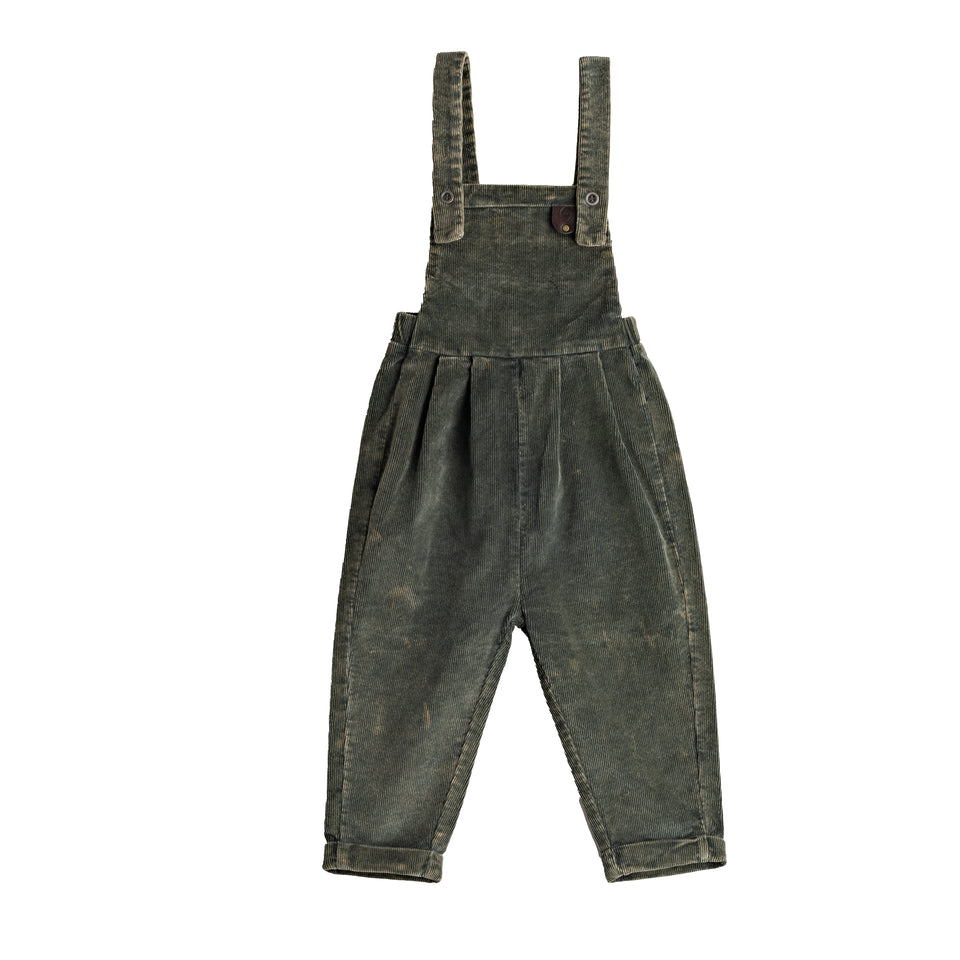 Birnham on the Sea Moss Green Baby Overall