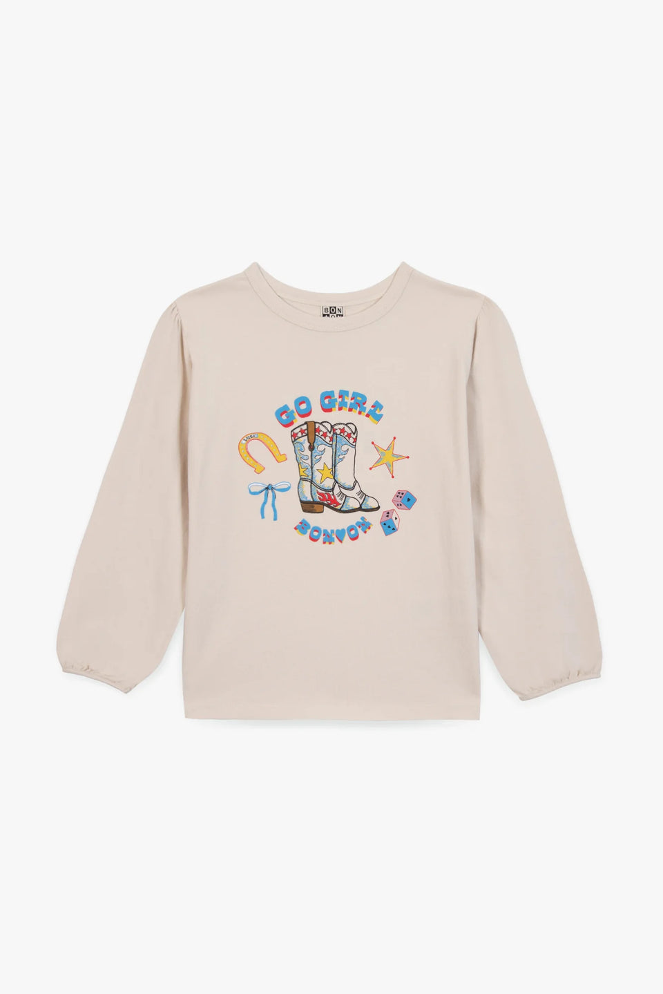 Bonton "Go Girl" Cream Top