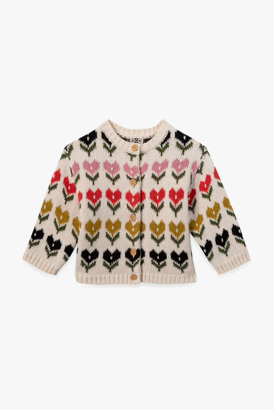 Bonton Baby Multi Floral Cadigan