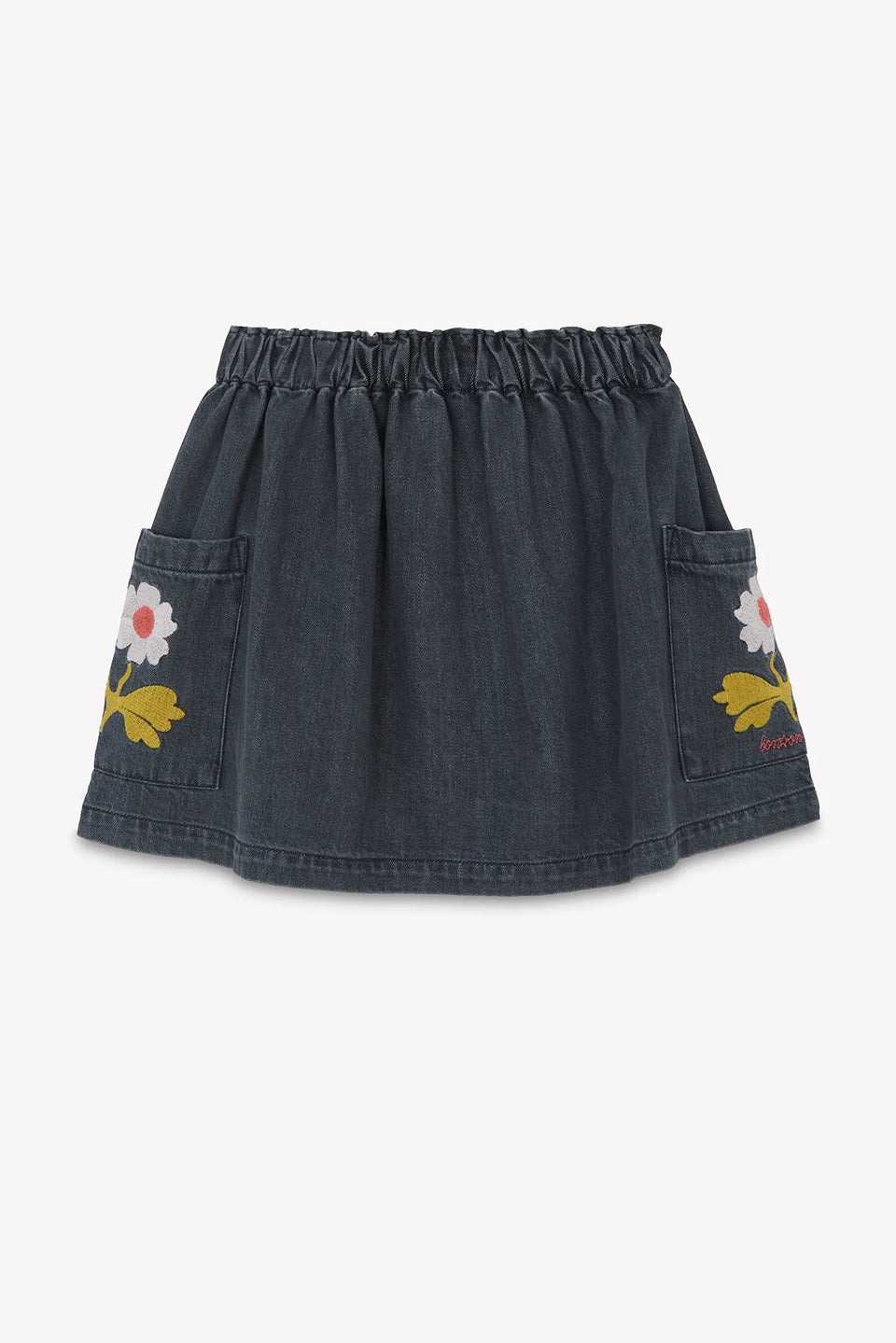 Bonton Denim Gris Mochi Skirt