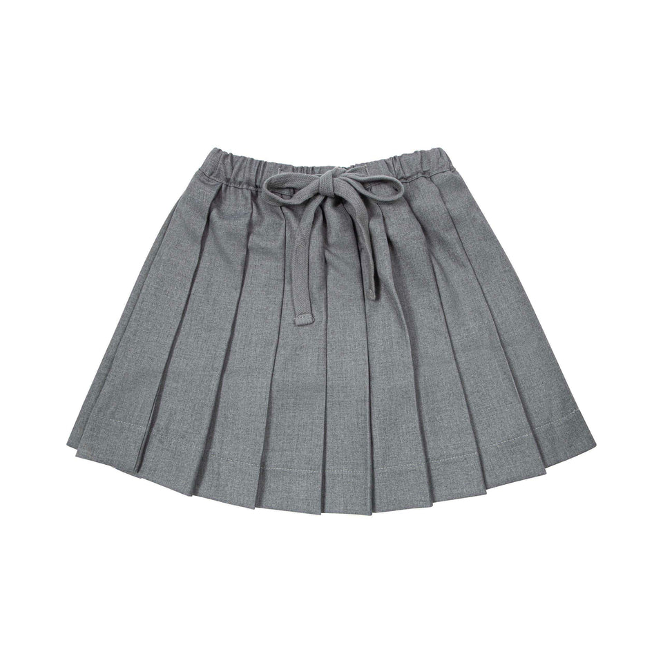 Kin+Kin Grey Pleated Skirt