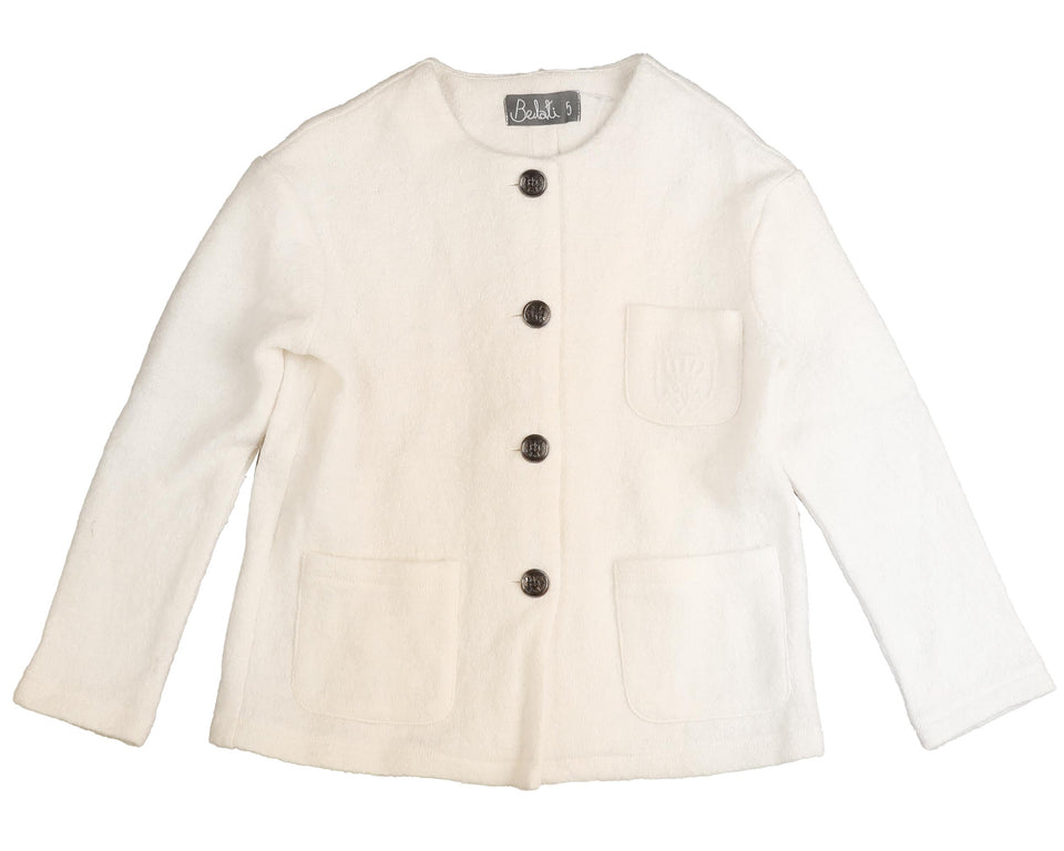 Belati Ivory Jersey Jacket