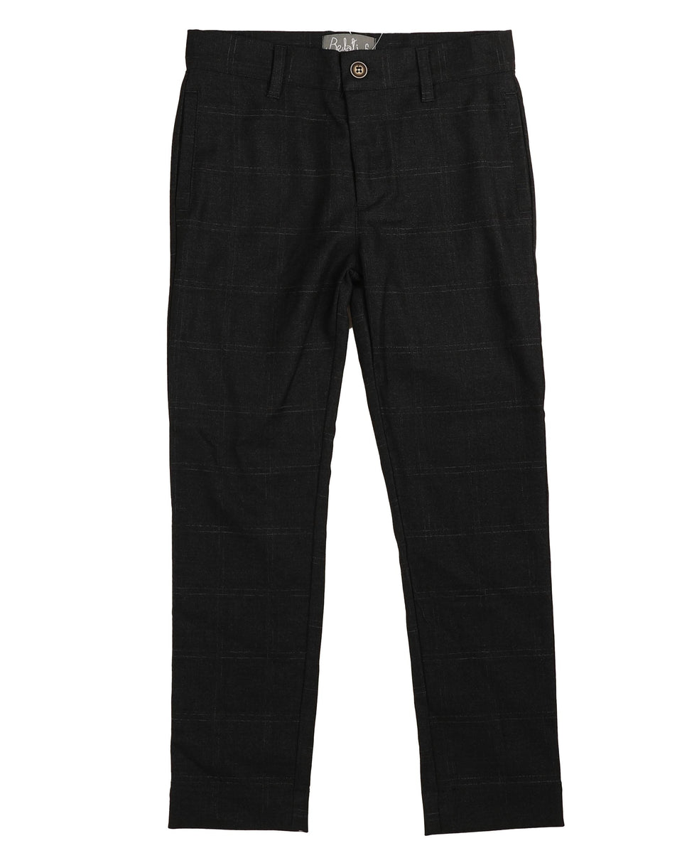 Belati Navy Plaid Pants