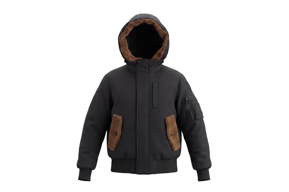 Pramie 2631P Black Boys Poodle Mat Jacket