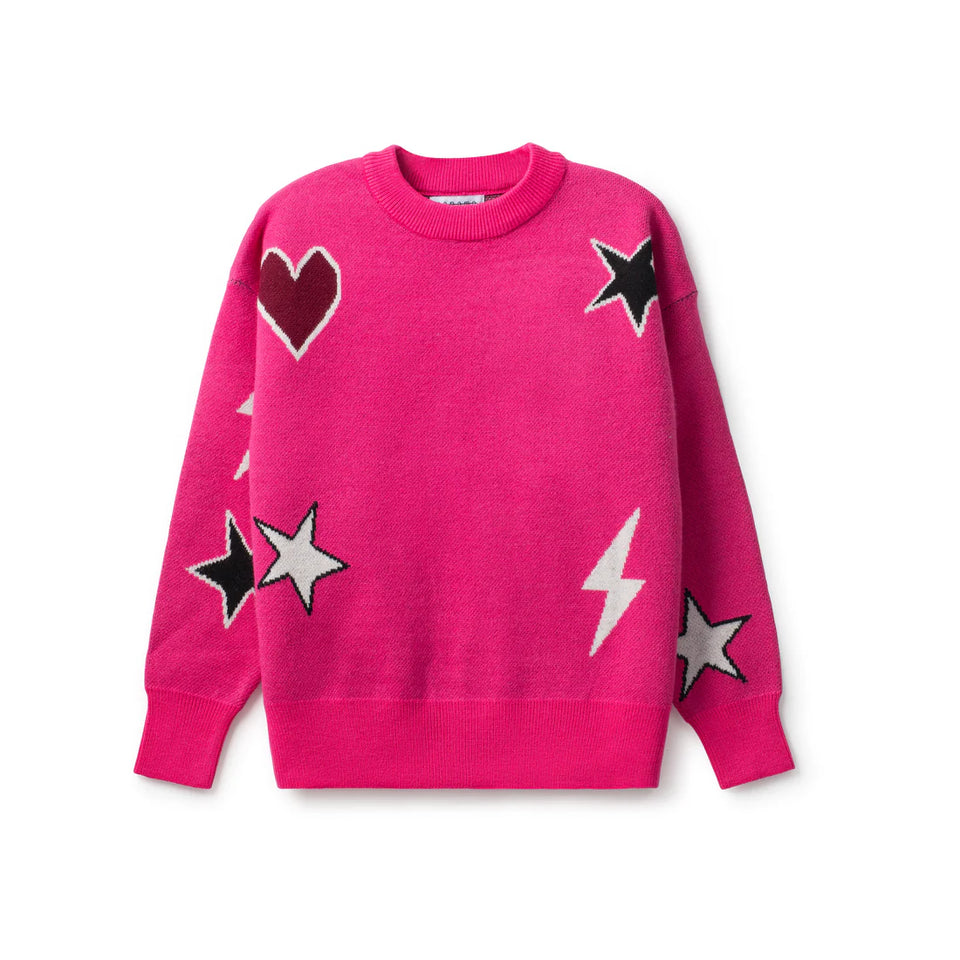 Noname Pink Star/Heart Top