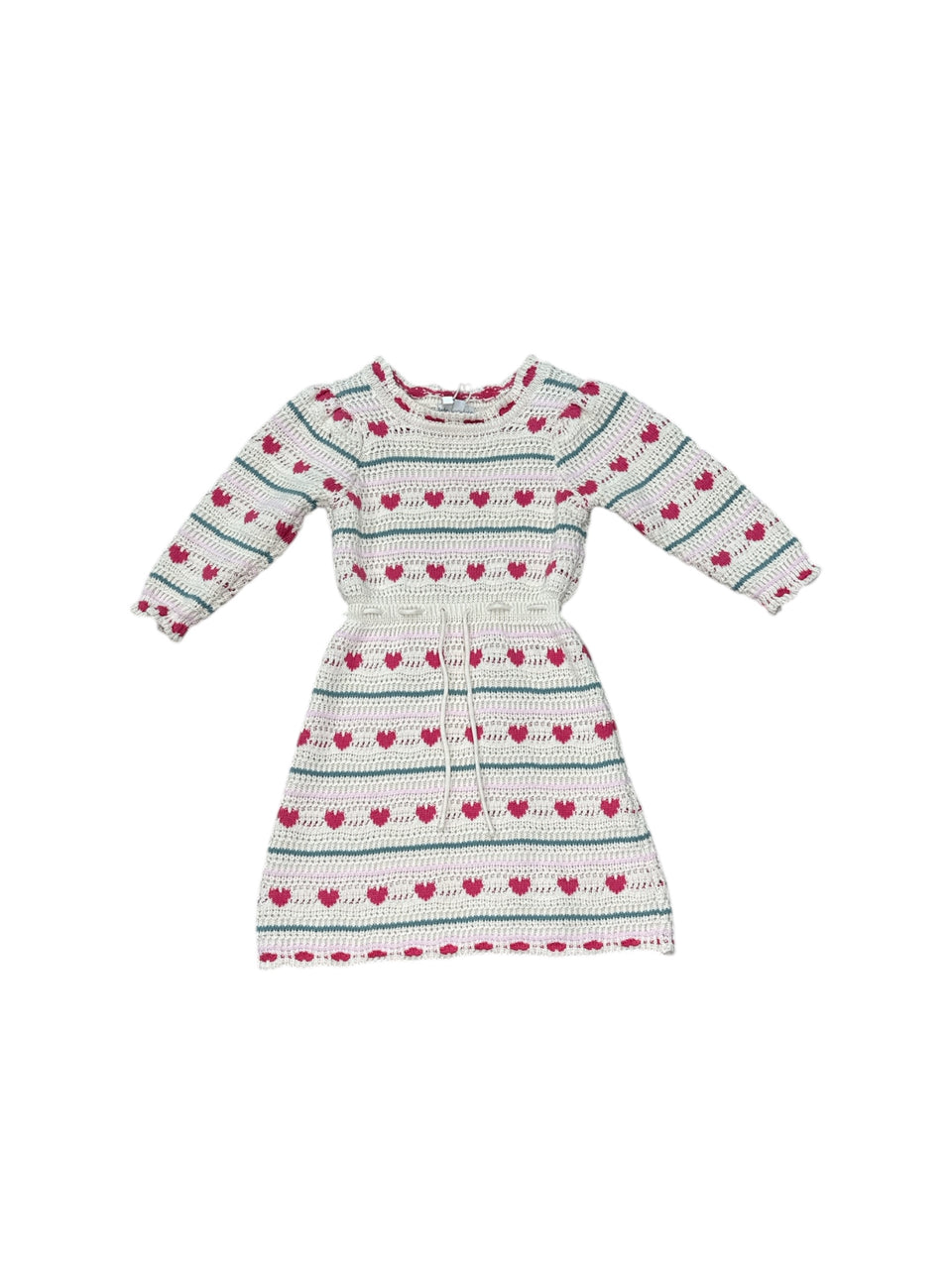 Bebe Organic Josie Heart Knit Dress