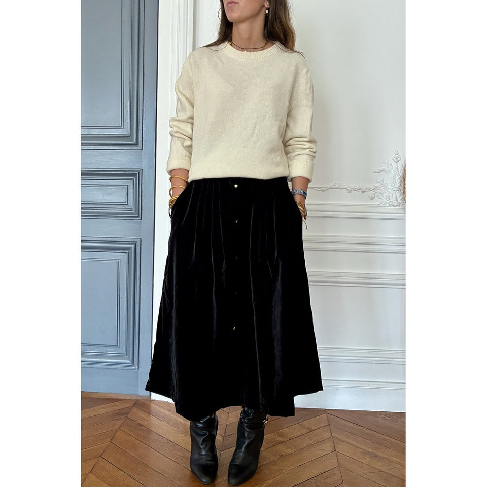 Louis Louis Black Skirt