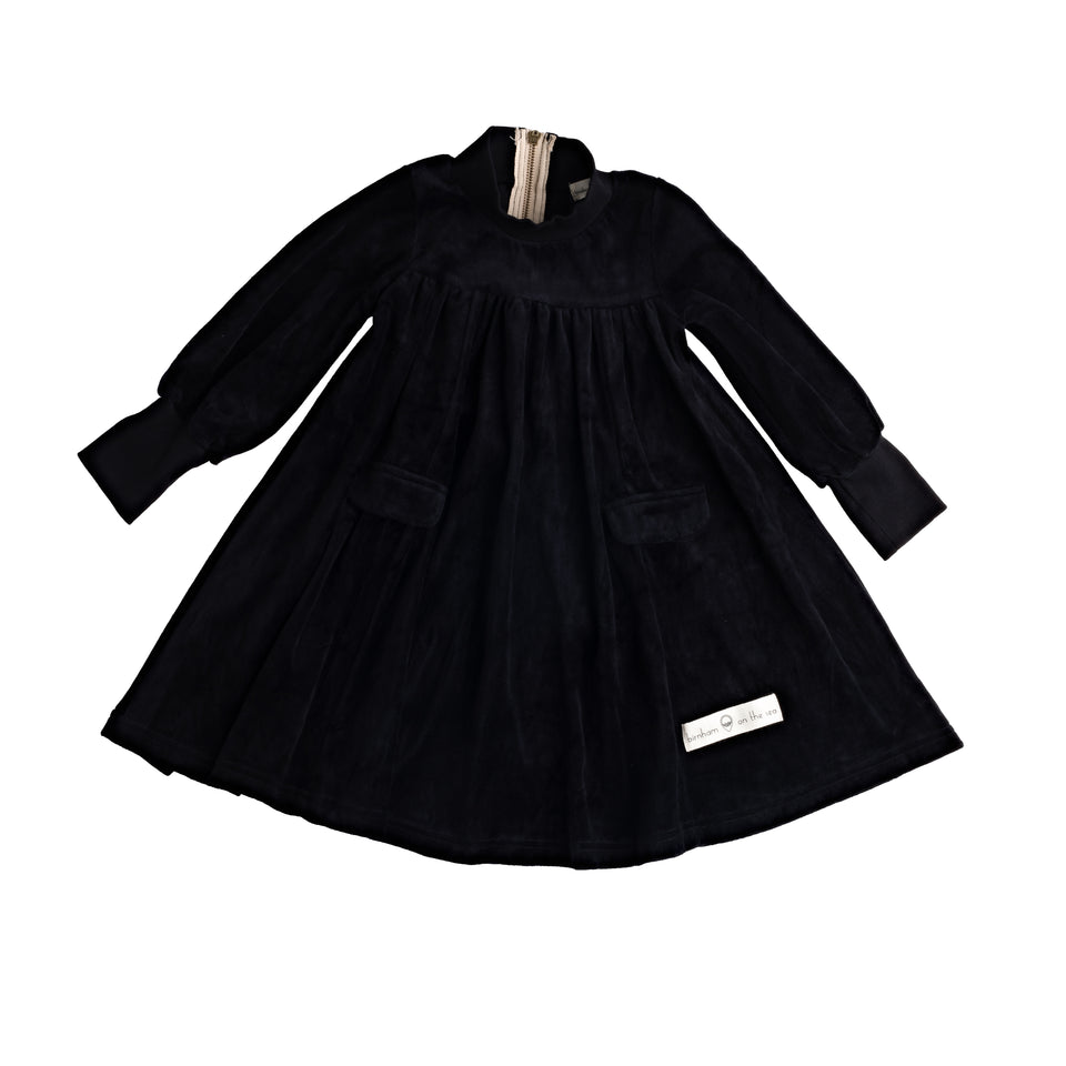 Birnham on the Sea Swing Black Dress