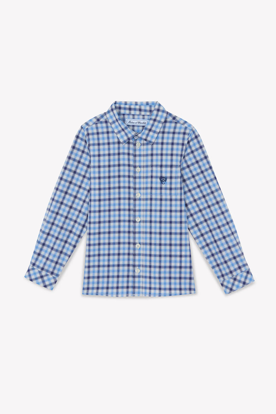 Tartine Marine Plaid Shirt