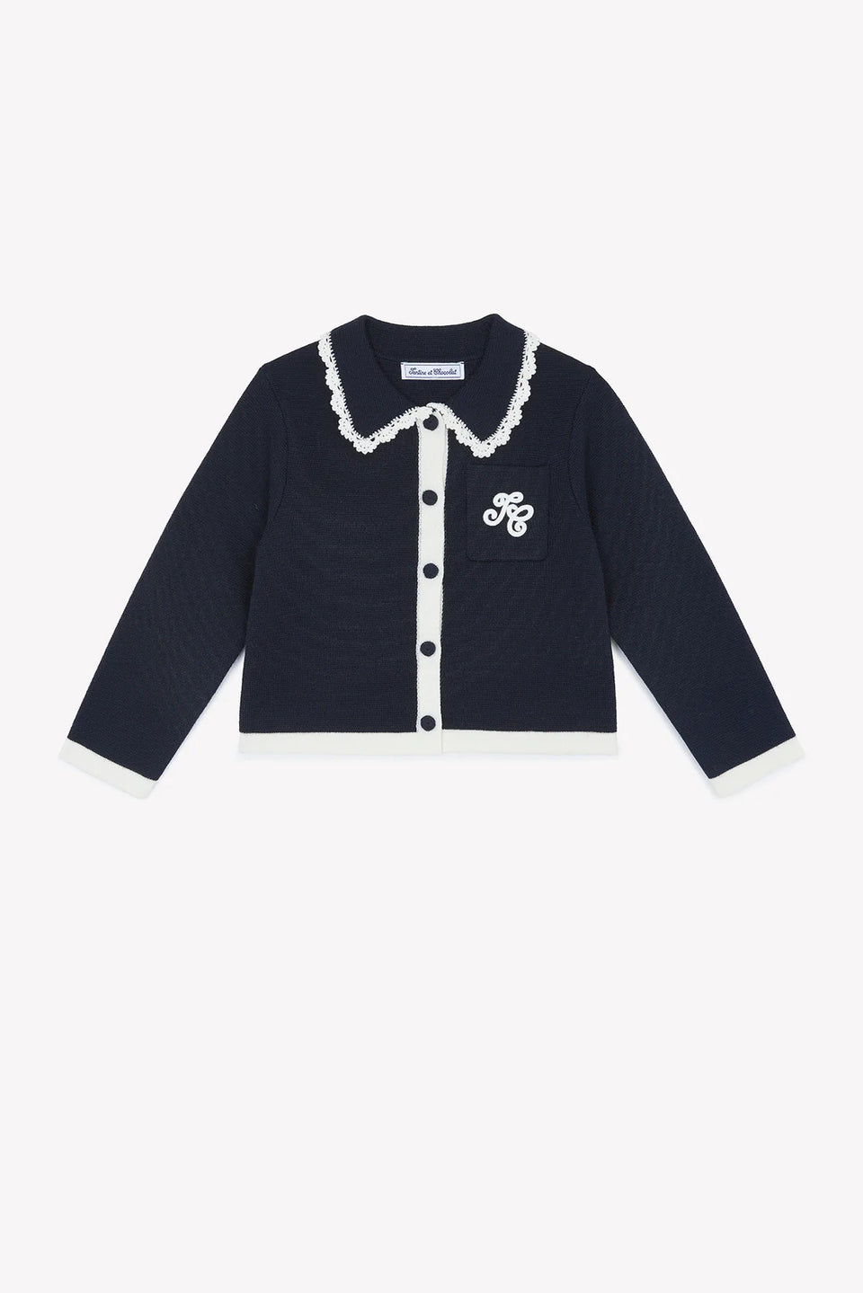 Tartine Marine Girls Cardigan