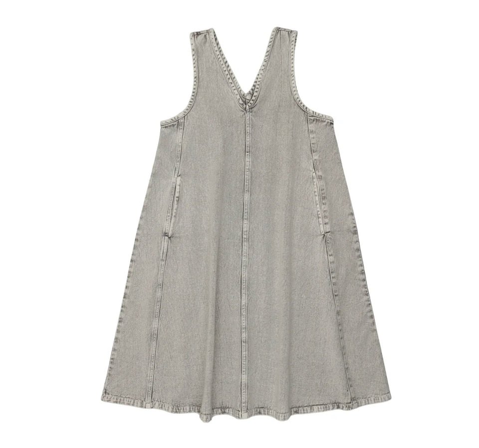 Kin Kin Blue Grey Denim Maxi Jumper