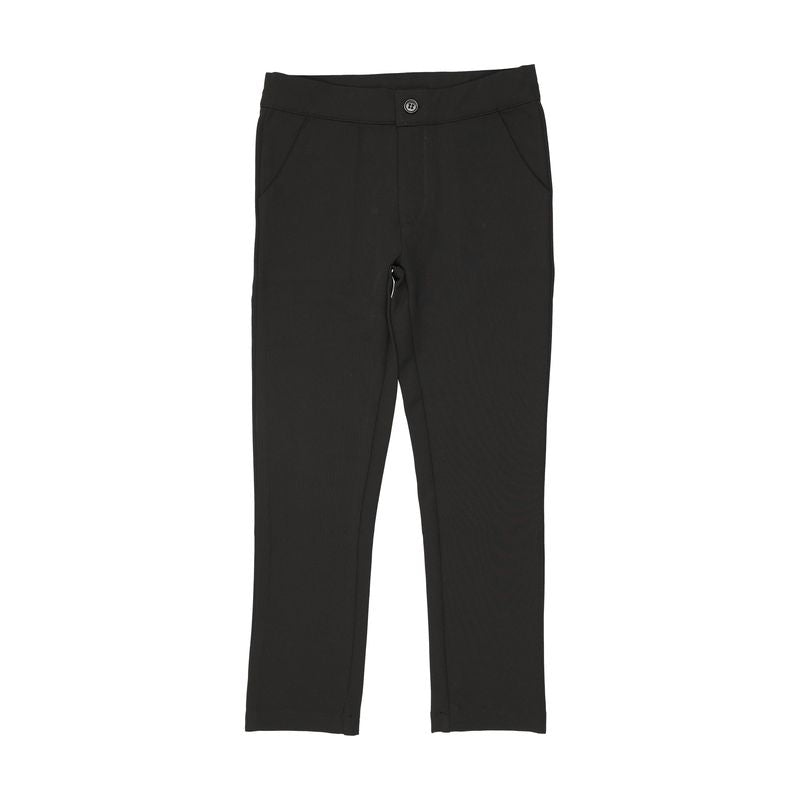 Sweet Threads Black Woven Carlton Pants