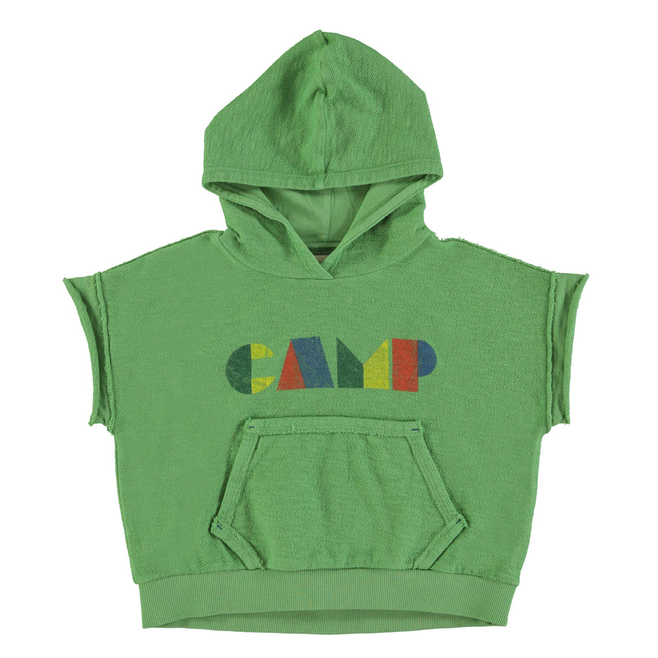 Piupiuchick Green Camp Sleeveless Hoodie