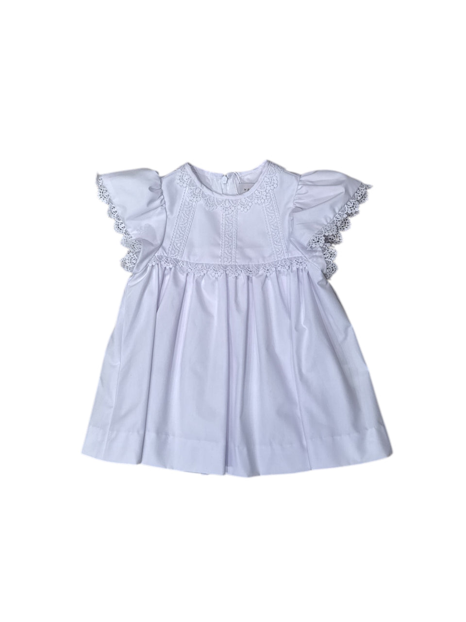 Madame Ti White Cap Sleeve Dress