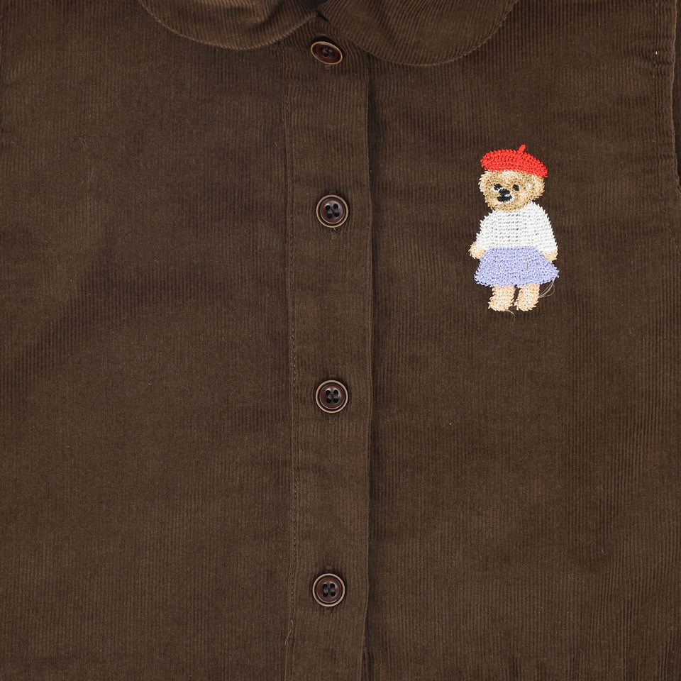 Bamboo Tan Corduroy Button Down Jumper