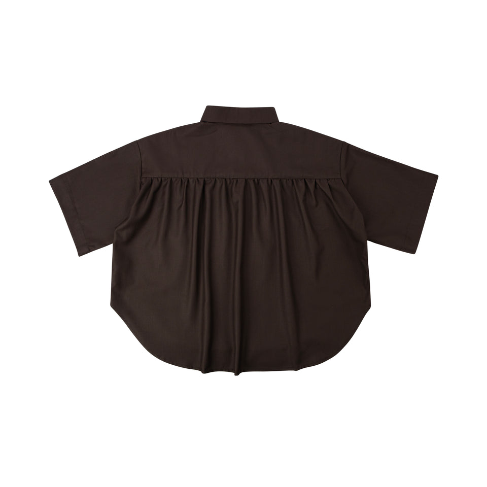 Kin+Kin Brown Oversized Shirt