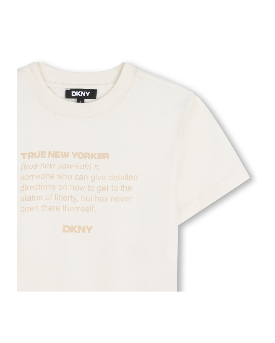 DKNY Yellow Jersey S/S T- Shirt