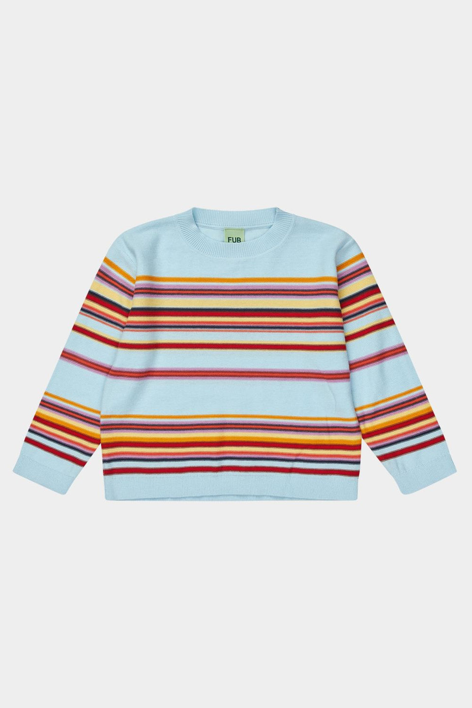 Fub Light Blue Purlrib Top