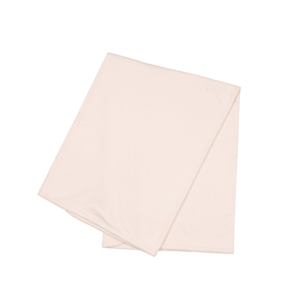 Wild Wawa Pink Blanket w/ Crochet Trim