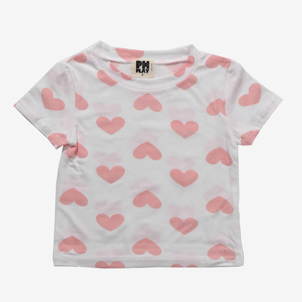Ph Play Ivy Heart Ivory Tshirt
