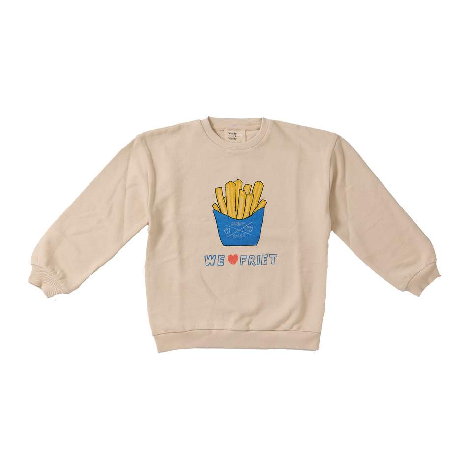 Wander & Wonder Cream Friet Sweatshirt