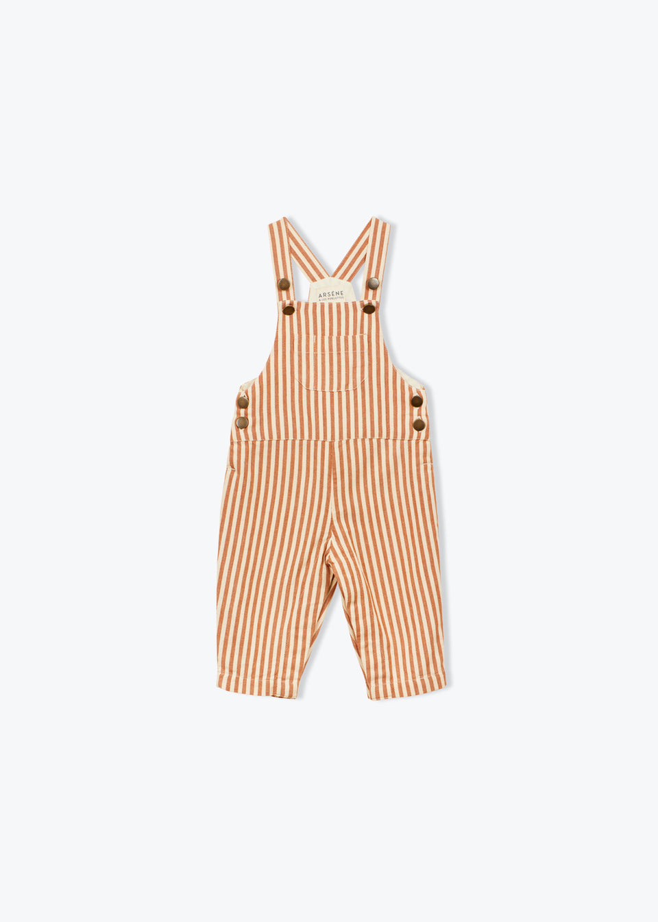 Arsene Maroon Striped Overall