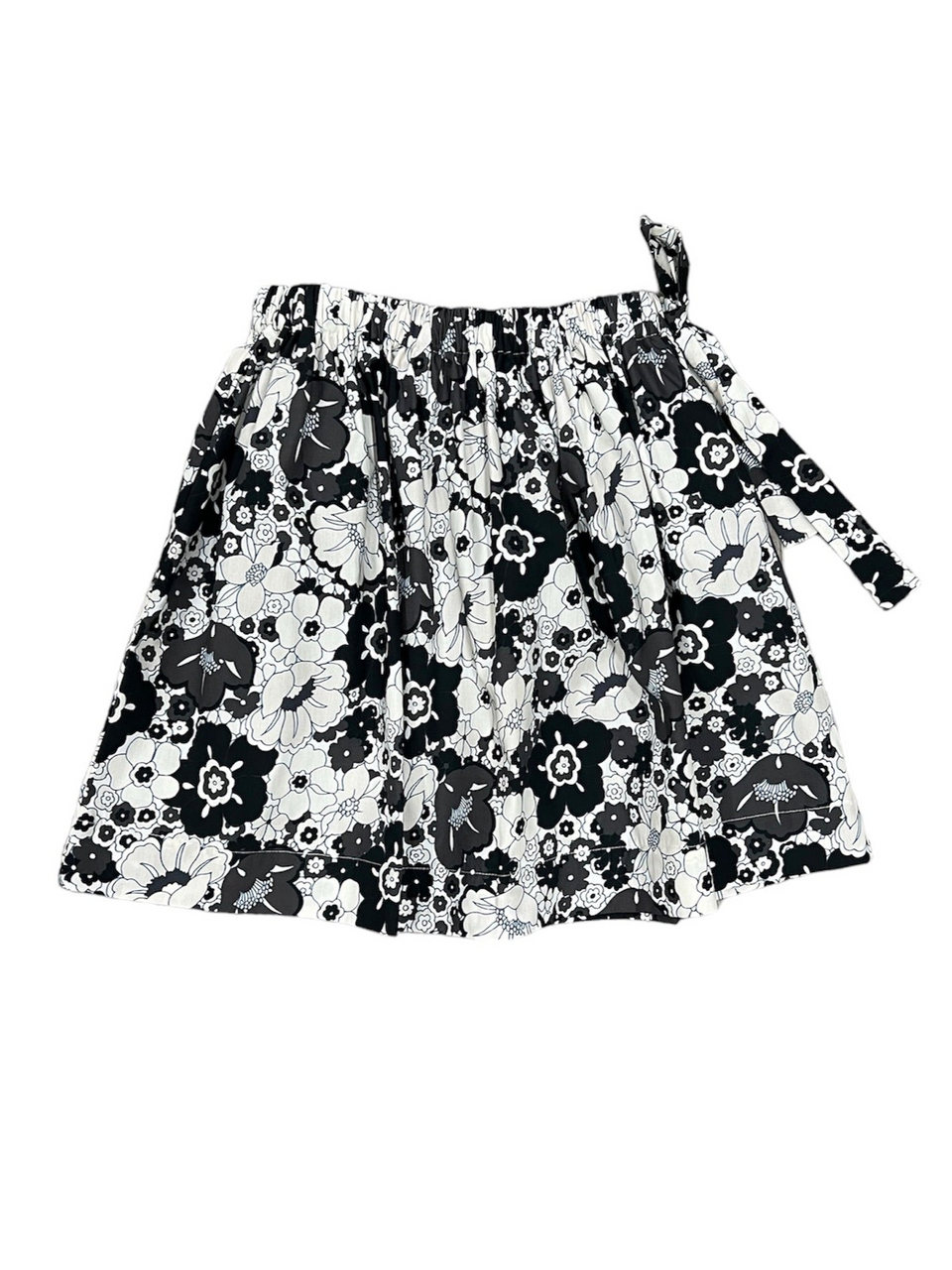 Be For All Black/White Floral Skirt