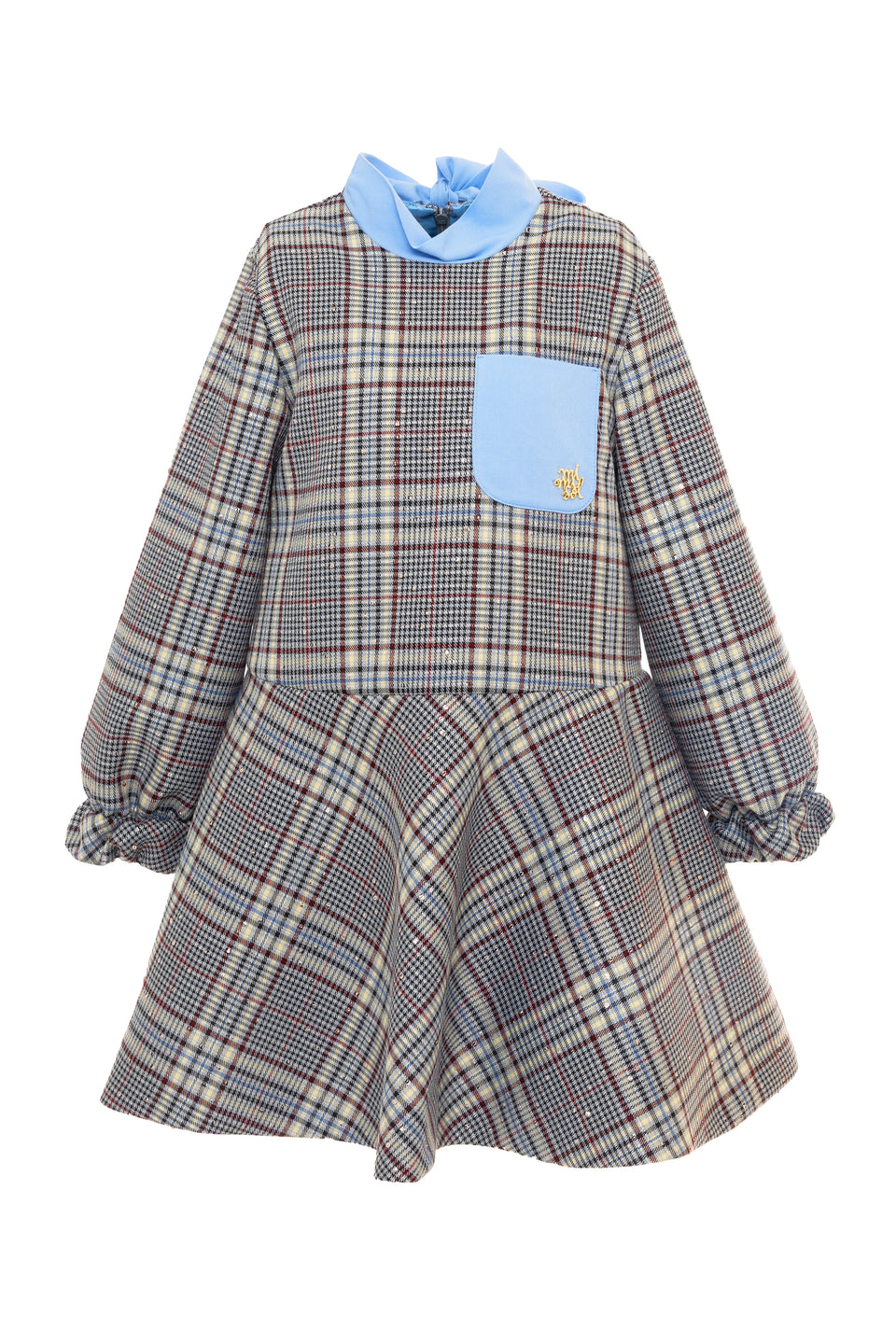 Mimisol Multicolor Tartan Dress