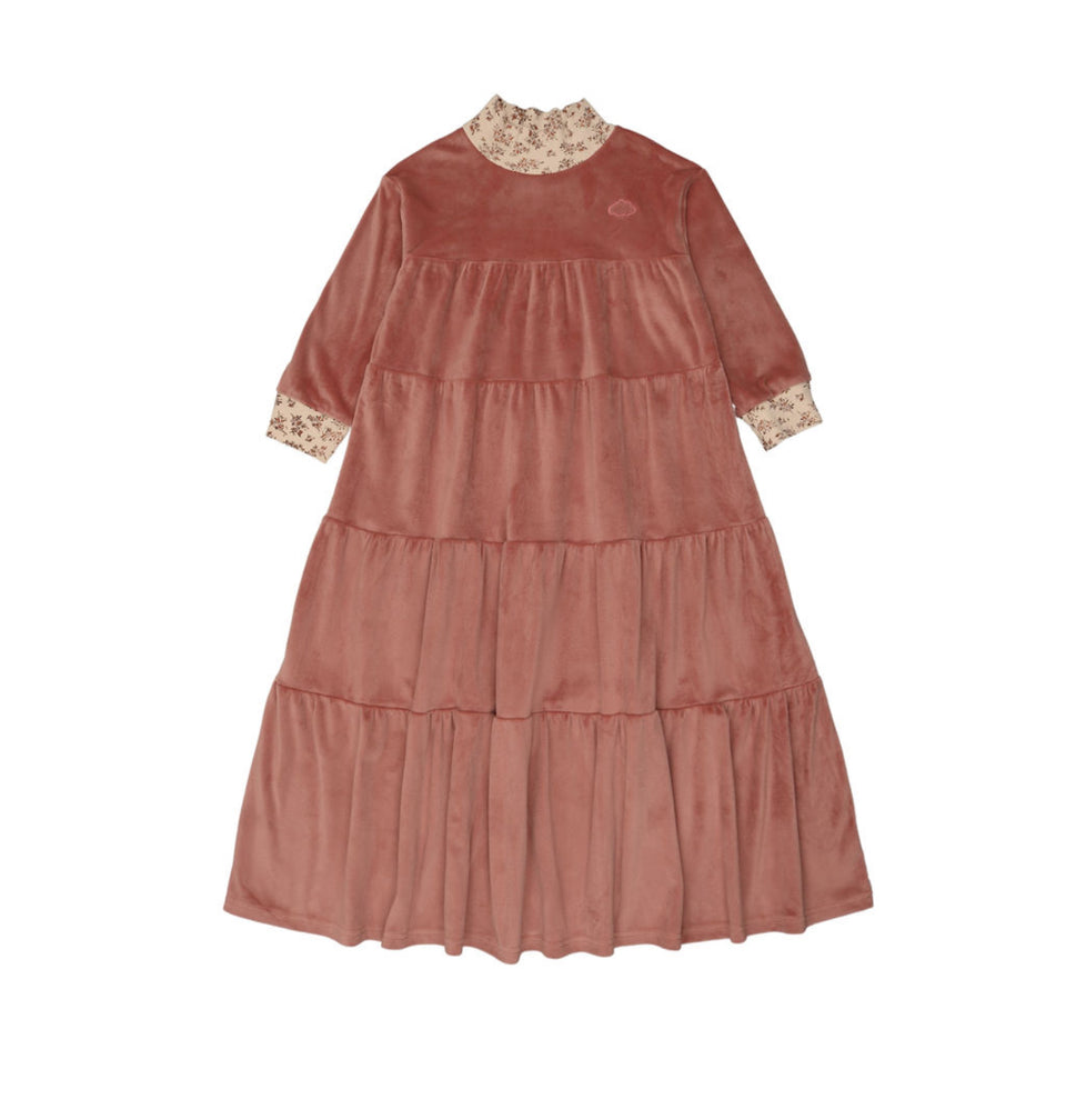 Pouf Velour Dusty Pink Robe