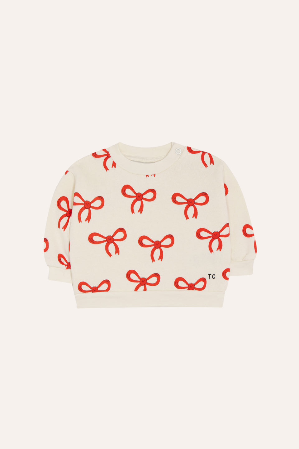 The Campamento Ecru Big Bow Baby Set