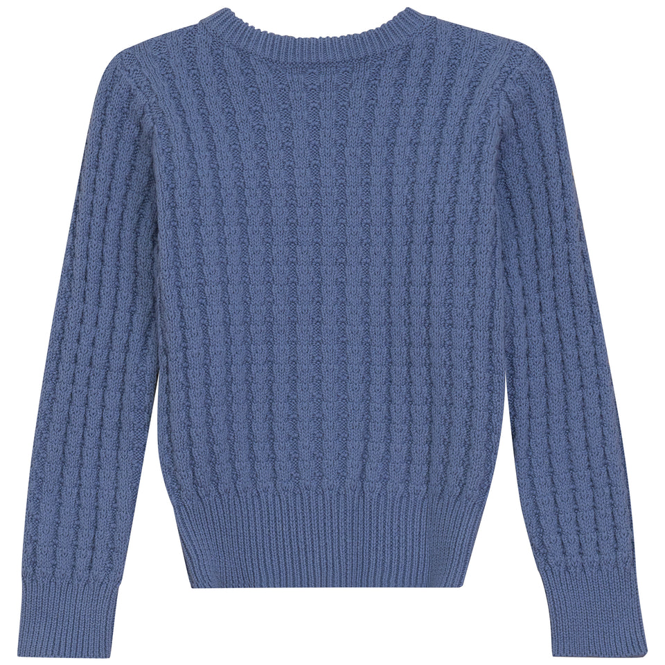 Calla Lili Steel Blue Sweater