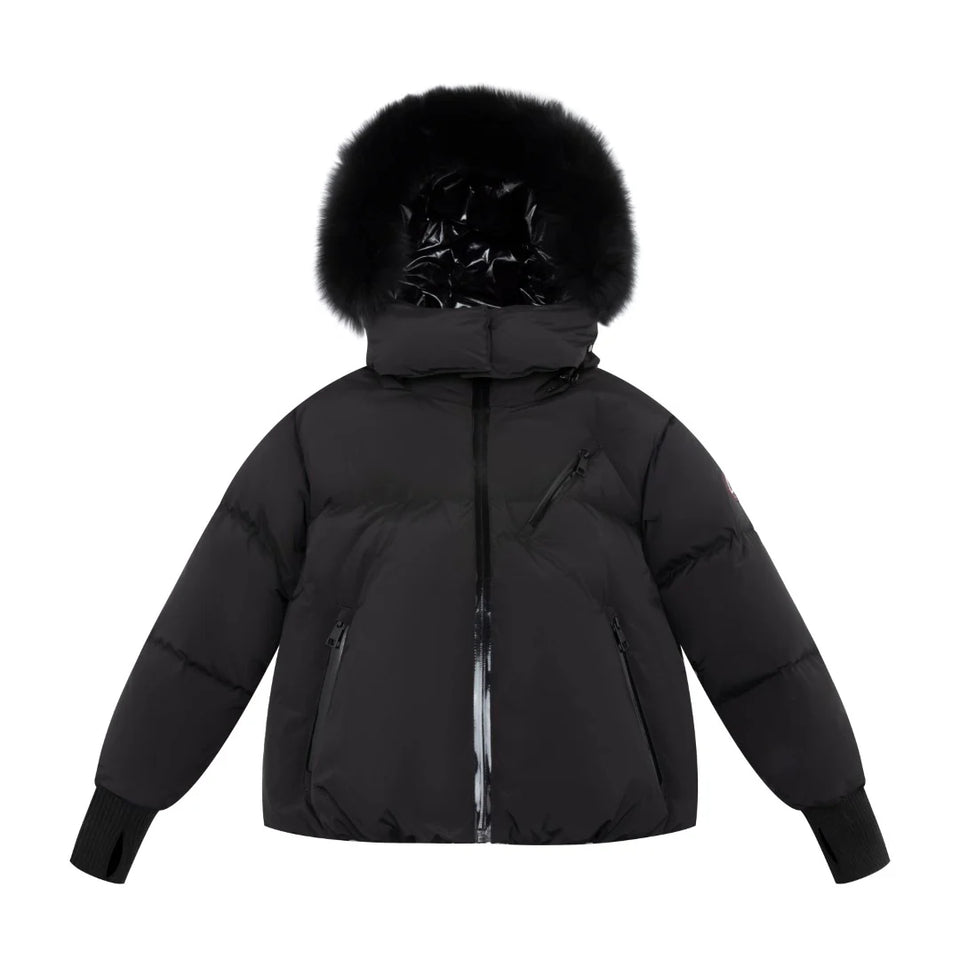 Ellabee Stella Black Fur Jacket